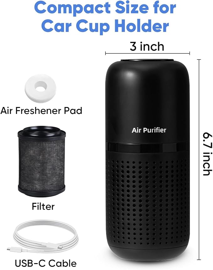 KEN BROWN Rechargeable Portable Air Purifier - Image 6