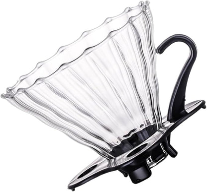 GLEAVI Manual Coffee Pot Funnel Filter Funnel Precision Strainer Safe by GLEAVI