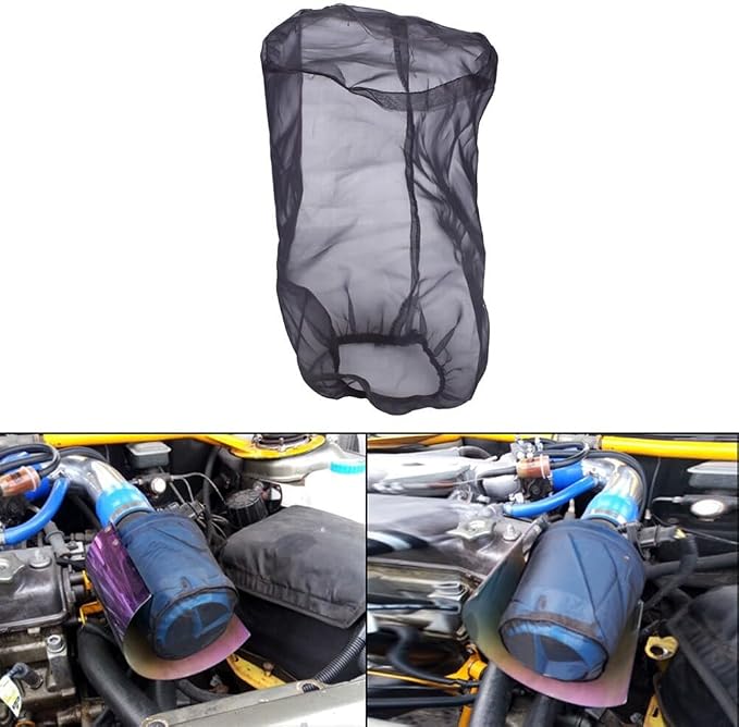 Car Intake Filter Mesh Cover Polyester Cloth Oilproof And Dustproof Cover Cold - Image 4