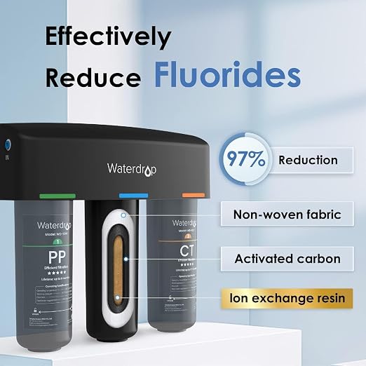 Waterdrop TSB 8 Layer Under Sink Water Filter, Bad Taste & Odor, - Image 4