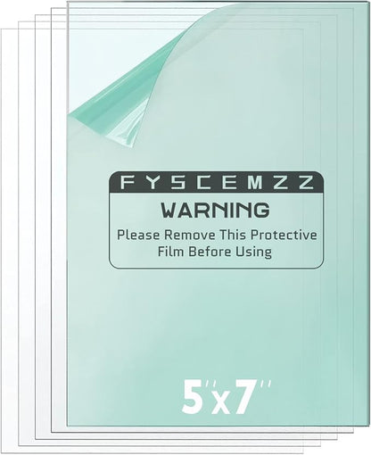 10PCS 5x7 Inch Cut-to-Size Welding Helmet Hood Replacement Clear Inside Outside by FYSCEMZZ