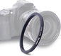 58mm Lens to 55mm Camera Lens Adapter, 58mm-55mm Filter Step-Down Ring by AMOTOK