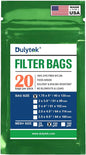 Dulytek Premium Nylon 20 Pcs Filter Bags, 100 Micron, 1.75" x 5", by Dulytek