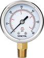 SENCTRL 0-60 Psi Pressure Gauge, 1/4 Npt Lower Mount, Waterproof, Stainless by senctrl
