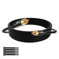 Subwoofer Cable RCA to RCA Audio Cable 100FT, Digital Coaxial Audio Cable, Premium S/PDIF RCA Cord for Home Theater, HDTV, Subwoofer, Hi-Fi System, Amplifier, 22AWG Tinned Copper, Double Shielded
