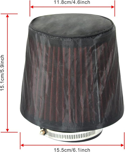 TOMALL Air Filter Wrap for Car Air Intake Filter Protective Cover Dustproof - Image 2
