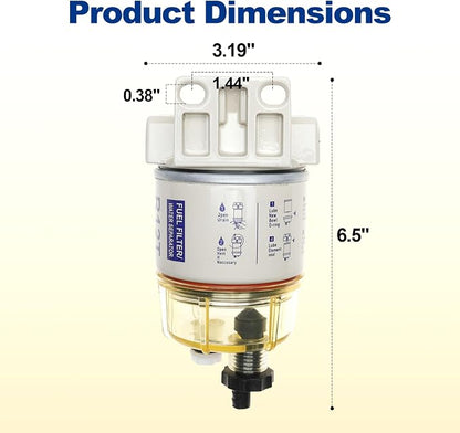 iFJF R12T Fuel Water Separator Marine Assembly - Image 3