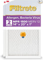 Filtrete 14x20x1 AC Furnace SMART Air Filter, MERV 12, MPR 1500, Track Filter by Filtrete