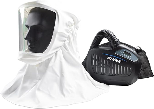 SHINE Air Purifying Respirator, Approved 3 Levels Airflow Control, by WeldingProtectiveMaster