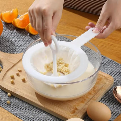 Kitchen Ultra-Fine Nylon Mesh Strainer I Filter Spoon Sieve - Image 9