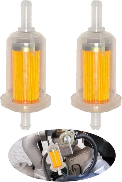 2 Pcs Motorcycle Fuel Filter, High Flow Inline Diesel Gasoline Fuel Filter by Unknown