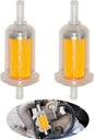 2 Pcs Motorcycle Fuel Filter, High Flow Inline Diesel Gasoline Fuel Filter by Unknown