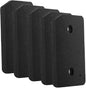 5 Pack Black Sponge Filter Mat For Replacement Foam Filters For Dust Control by Unknown