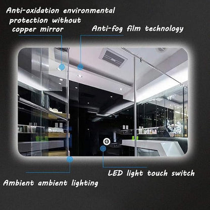 600 x 800mm LED Wall Mounted Bathroom Mirror - Image 6