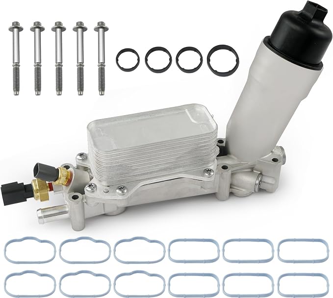926-959 926-876 3.6L Upgraded Aluminum Engine Oil Cooler Filter Housing by Unknown
