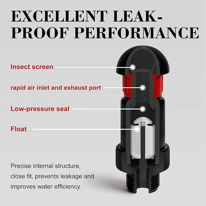 3/4 Inch Automatic Air Vent Valve | NPT Thread Connection | Continuous Venting - Image 3
