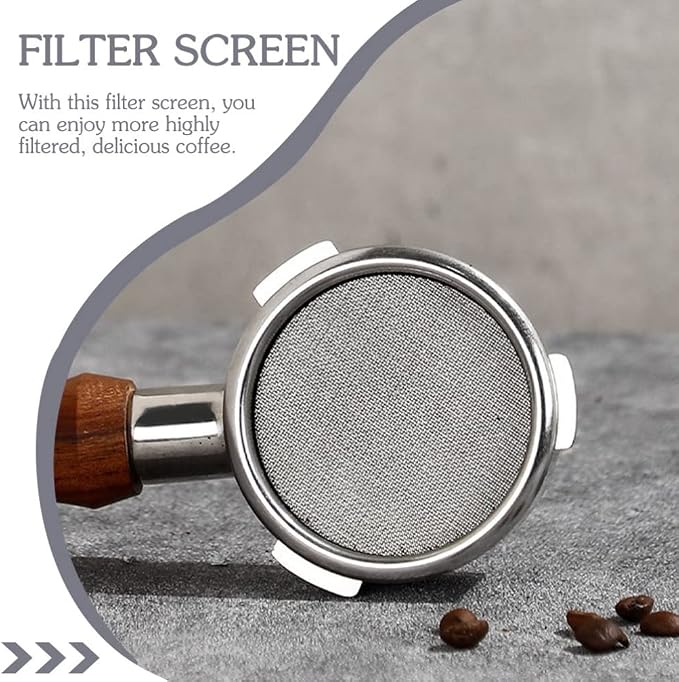 Cabilock 2pcs Stainless Steel Espresso Filter Plate Coffee Machine Compatible - Image 4