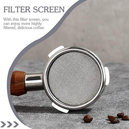 Cabilock 2pcs Stainless Steel Espresso Filter Plate Coffee Machine Compatible - Image 4