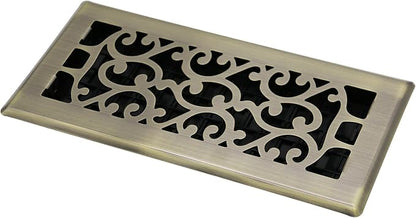 Floor Vents Register Ease Adjust 4X10 Inch Floor Air Vent Heavy Duty Walkable by JATOHOME