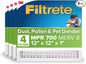 Filtrete 12x12x1 AC Furnace Air Filter, MERV 8, MPR 700, Tough on Pollen by Filtrete