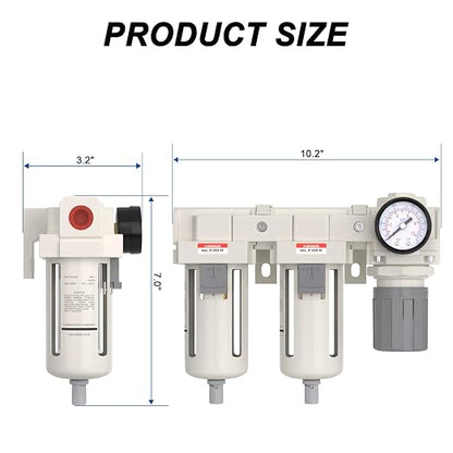 AIRZOE 3/4" NPT Air Dryer for Compressor-Air Compressor Water Separator - Image 2