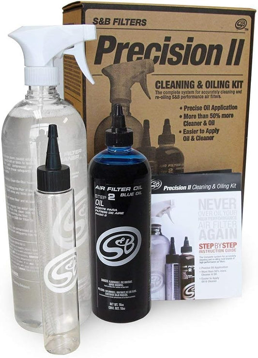 S&B Filters 88-0009 Precision II Cleaning & Oil Kit by S%26B