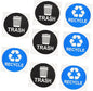 Tofficu 8pcs Hanging Trash Can Stickers Garbage Recycling Decals Material by Tofficu