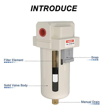 AIRZOE 1/2" NPT Air Dryer for Compressor - Image 3