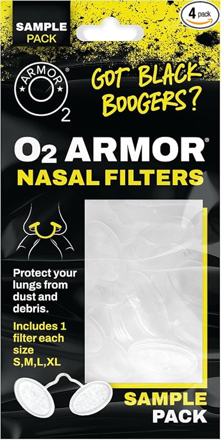 O2 Armor Nose Filters for Welders & Allergies by O2Armor