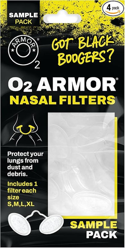 O2 Armor Nose Filters for Welders & Allergies by O2Armor