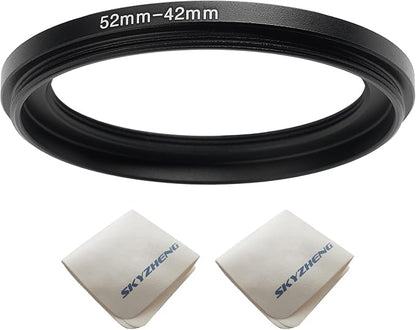 52mm Lens to 42mm Camera Lens Adapter 52mm to 42mm Step Down Ring Adapter Ring by SKYZHENG