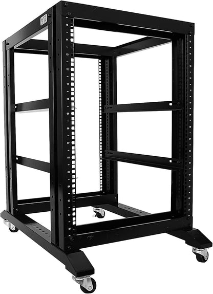 Raising Electronics Server Rack Open Frame Rack 4 Post 19 inch Adjustable by RAISINGELECTRONICS