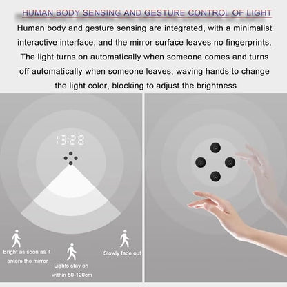 Smart Lighted Bathroom Mirror for Wall，Bathroom Mirror - Image 5