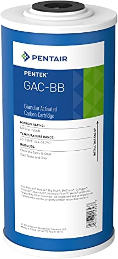 Pentair Pentek GAC-BB Big Blue Carbon Water Filter, Whole House Heavy Duty by PENTAIRPENTEK