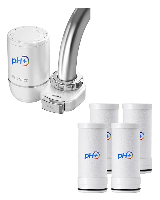 Waterdrop Water Filter for Sink Faucet, Filter Life Reminder, 320 Gallon Tap by Waterdrop
