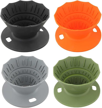 Portable Coffee Dripper, Silicone Collapsible Design - Image 6