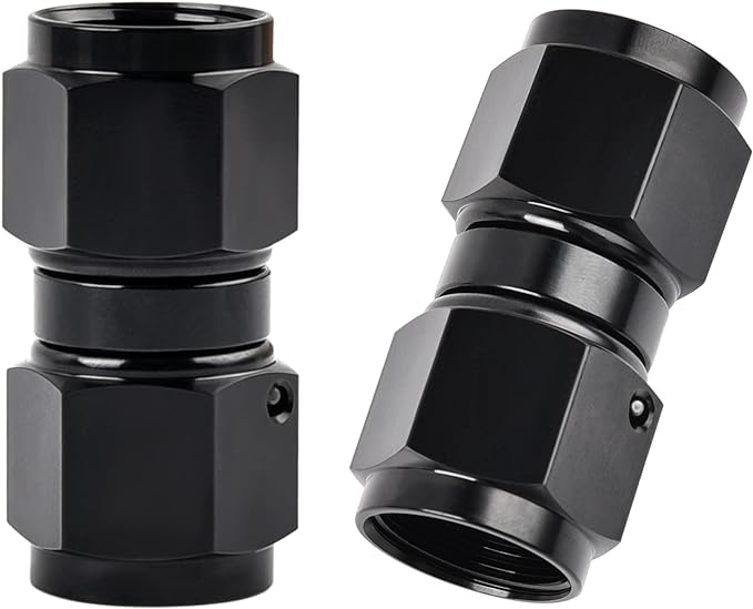 EVIL ENERGY 10AN Female to 10AN Female Straight Swivel Coupler Union Fitting by EVILENERGY
