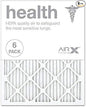 AIRX WICKED CLEAN AIR. HEALTH 20x25x1 MERV 13 Pleated Air Filter by AIRXFILTERSWICKEDCLEANAIR
