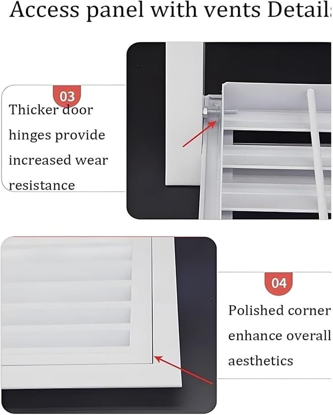 Decorative Return Air Grille Cover, Wall/Ceiling Vent Cover - Image 3