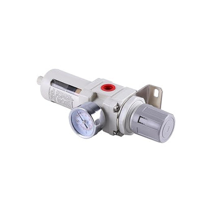 3/8 Inch NPT Air Filter Regulator Combo Piggyback AW3000-03, Air Compressor - Image 5