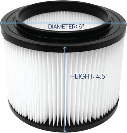 Filter Bros 17810 Large Debris Replacement Fits Craftsman Shop Vacuums 3-4 Gal - Image 2