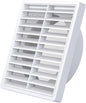 Air Vent ABS Louver Grille Cover 6 Inch, External Wall Vent Cover by Unknown