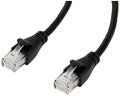 Amazon Basics RJ45 Cat 6 Ethernet Patch Cable, 1Gpbs Transfer Speed, Gold-Plated Connectors, 5 Foot - 10-Pack, Black