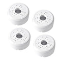 Universal Junction Box for Bullet Security Camera,Dome Camera Junction Box Mount Bracket, Indoor/Outdoor Wall Ceiling Mount Hide Cable Junction Base Boxes for Reolink Solar Panel (4pcs)