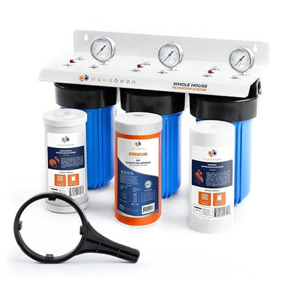 Aquaboon 3-Stage Whole House Water Filtration System by Aquaboon
