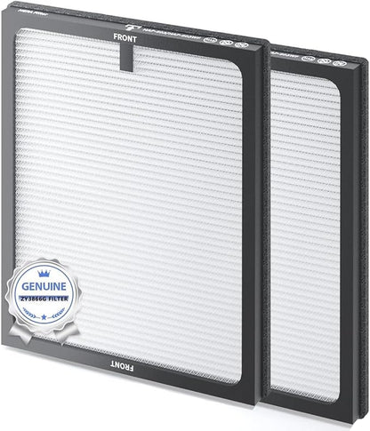 Air Purifier Filter for ZY3866G, Honeyuan Genuine Filter, 3-in-1 True HEPA by HONEYUAN
