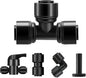 45 Pack Quick Connect 1/4" Drip Tubing Irrigation Fittings Kit Universal 1/4'' by WelcometoSpalolen