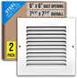 Fits 6x6 Duct Opening | Steel Return Air Grille by Handua | Vent Cover Grill by Handua