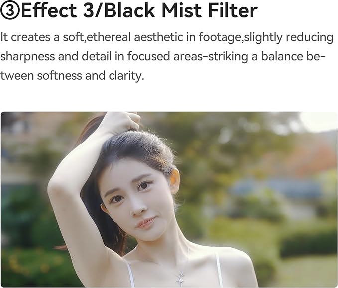 Kase 82mm Variable ND1.5-8 & CPL & Black Mist 3 in 1 Filter - Image 5