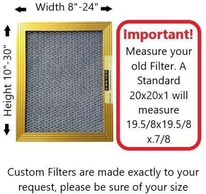 20X23X1 CARTER | MERV 8 | Lifetime HVAC & Furnace Air Filter | Washable - Image 3
